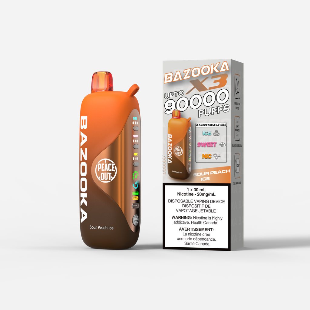 Bazooka X3 90K Puffs Disposable Vape | Vape Cave Canada vapecave.ca Bazooka X3 90K Puffs Disposable Vape | Vape Cave Canada vapecave.ca