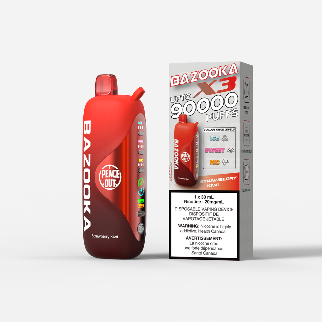 Bazooka X3 90K Puffs Disposable Vape | Vape Cave Canada  vapecave.ca