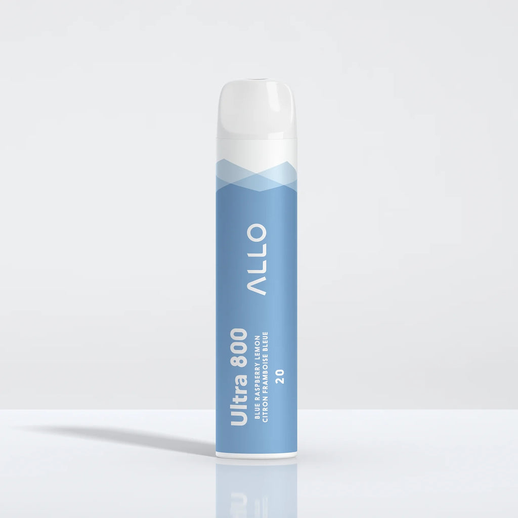 Blue Raspberry Lemon - Allo Ultra 800 Disposable Vape - Sleek design, 800+ puffs, 3.8mL juice capacity, 550mAh battery - Vape Cave