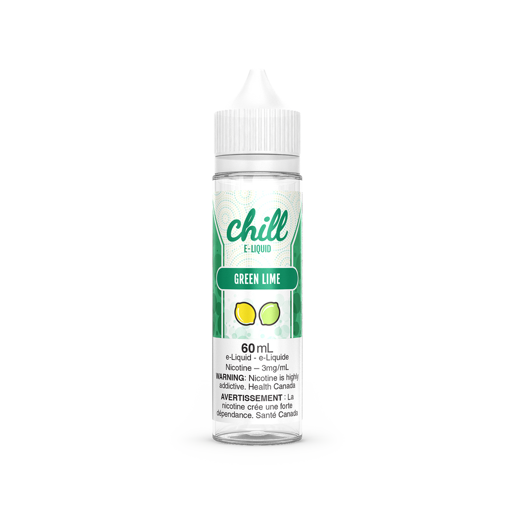 Green Lime - Chill Freebase E-Liquid - Exquisite Fruit Blend - Mouthwatering Flavor - 30ml Bottle - Vape Cave