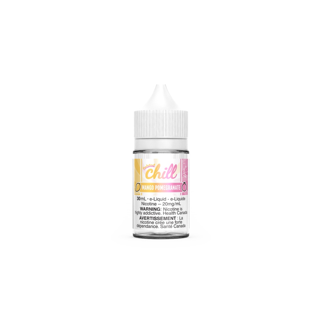 Mango Pomergranate - Chill Twisted Salt E-Liquid - Nicotine Salt Vape Juice - Refreshing flavor blend, 30ml bottle size, 50% VG, 50% PG - Vape Cave